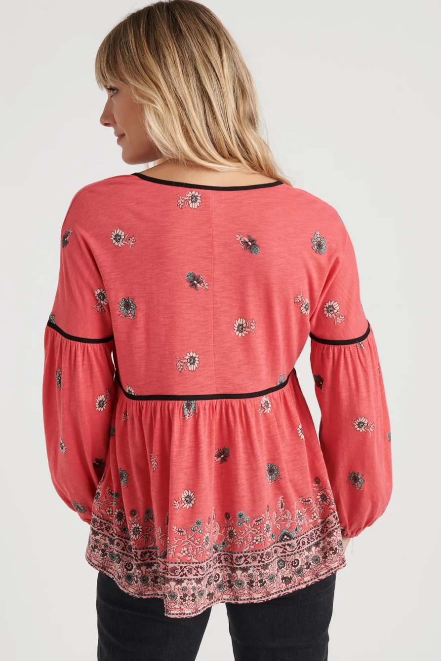 BORDER PRINT PEASANT, image 4