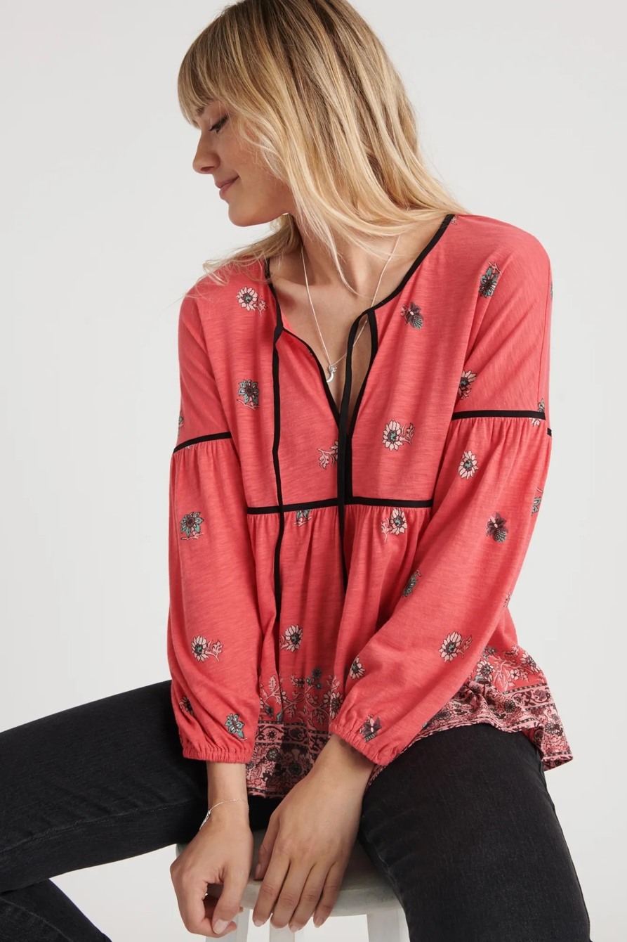 BORDER PRINT PEASANT, image 5