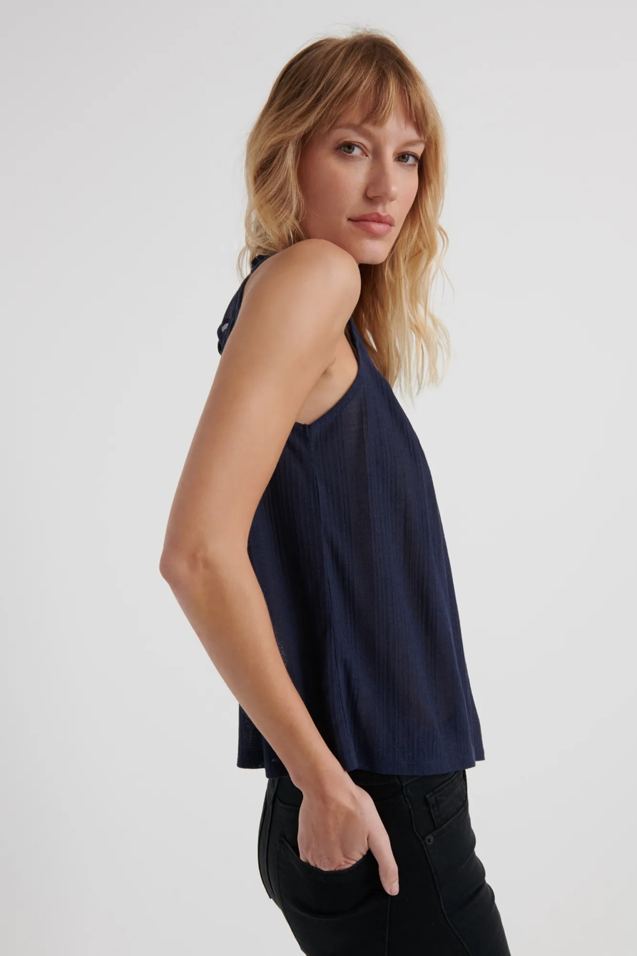 EMBROIDERED HALTER TOP, image 2