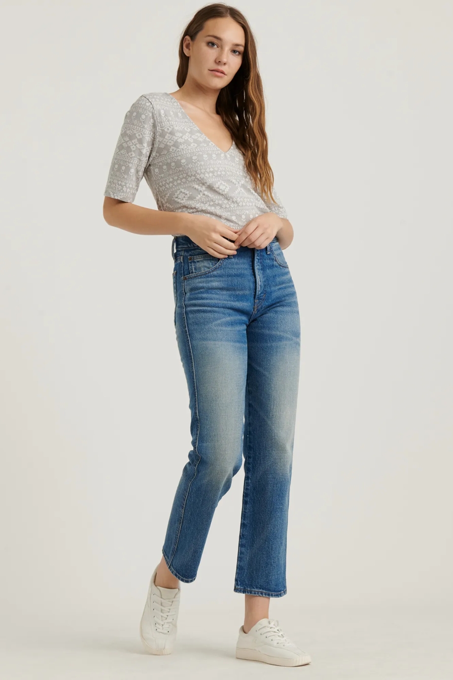 JACQUARD KNIT TOP, image 2