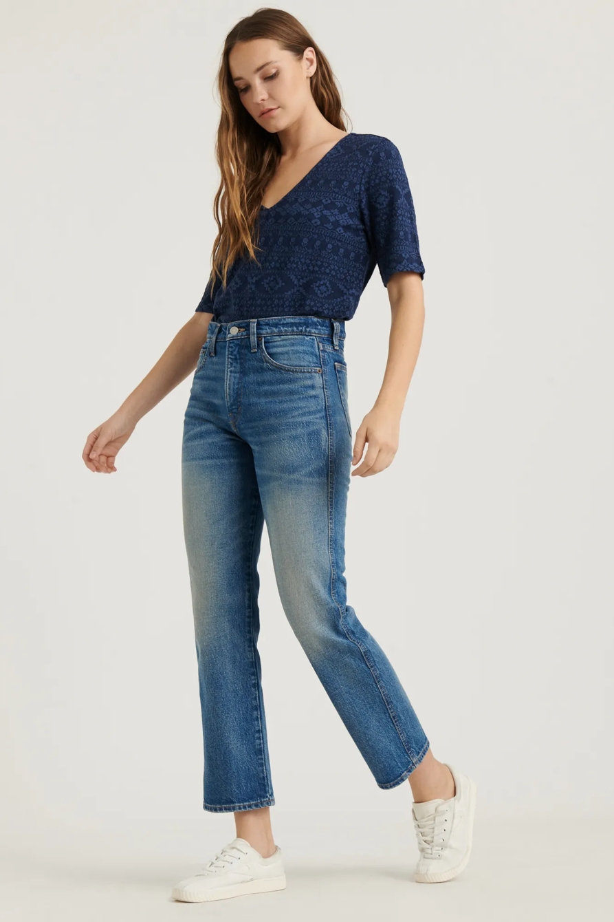 JACQUARD KNIT TOP, image 2