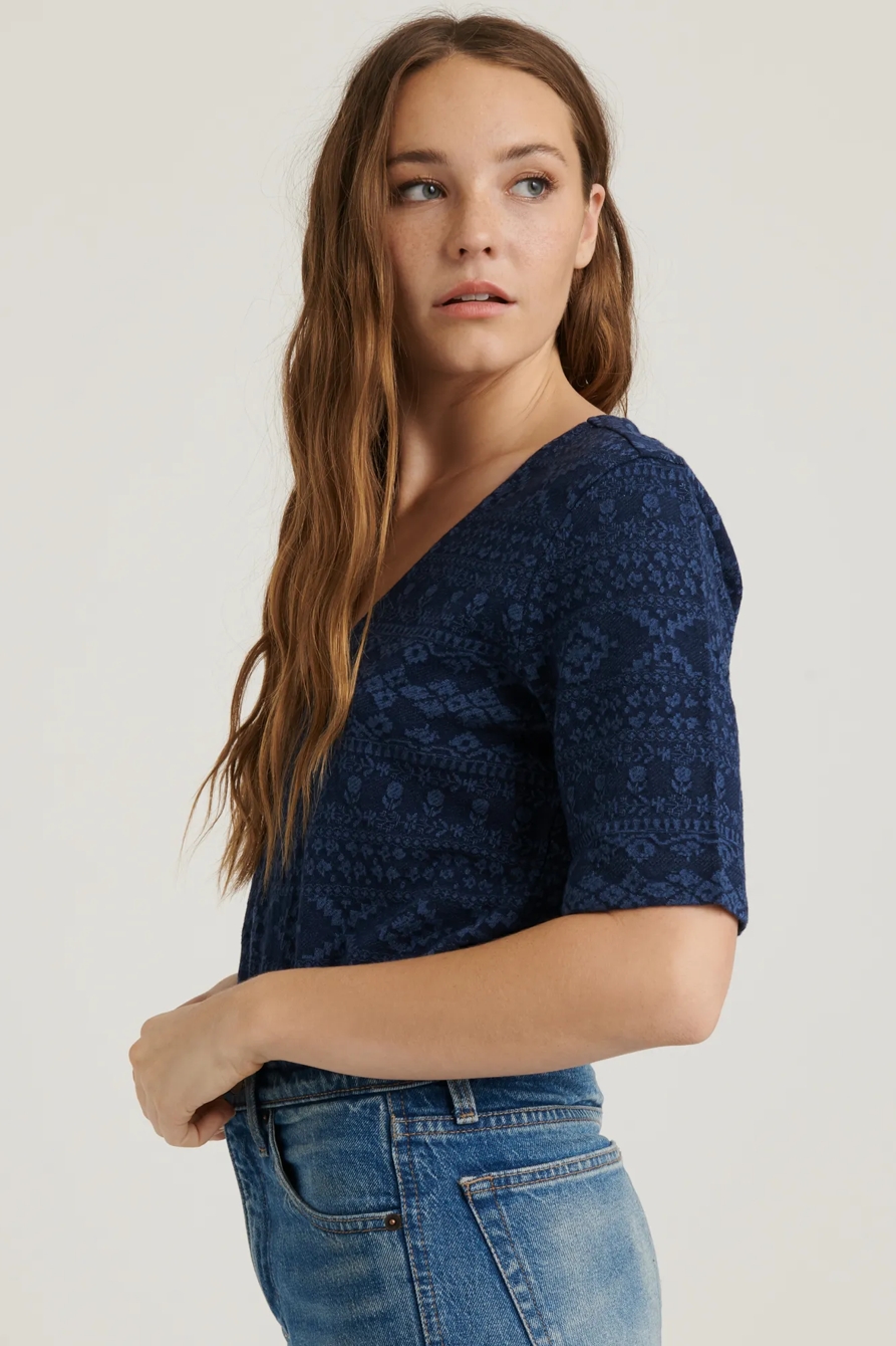 JACQUARD KNIT TOP, image 3
