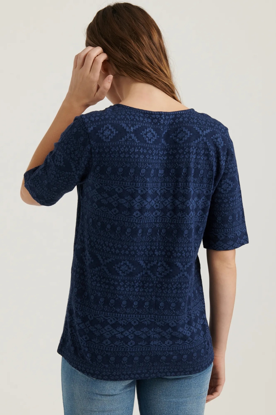 JACQUARD KNIT TOP, image 4