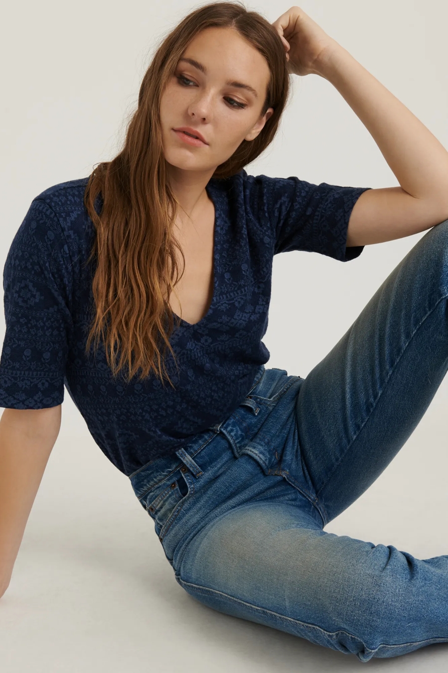 JACQUARD KNIT TOP, image 5