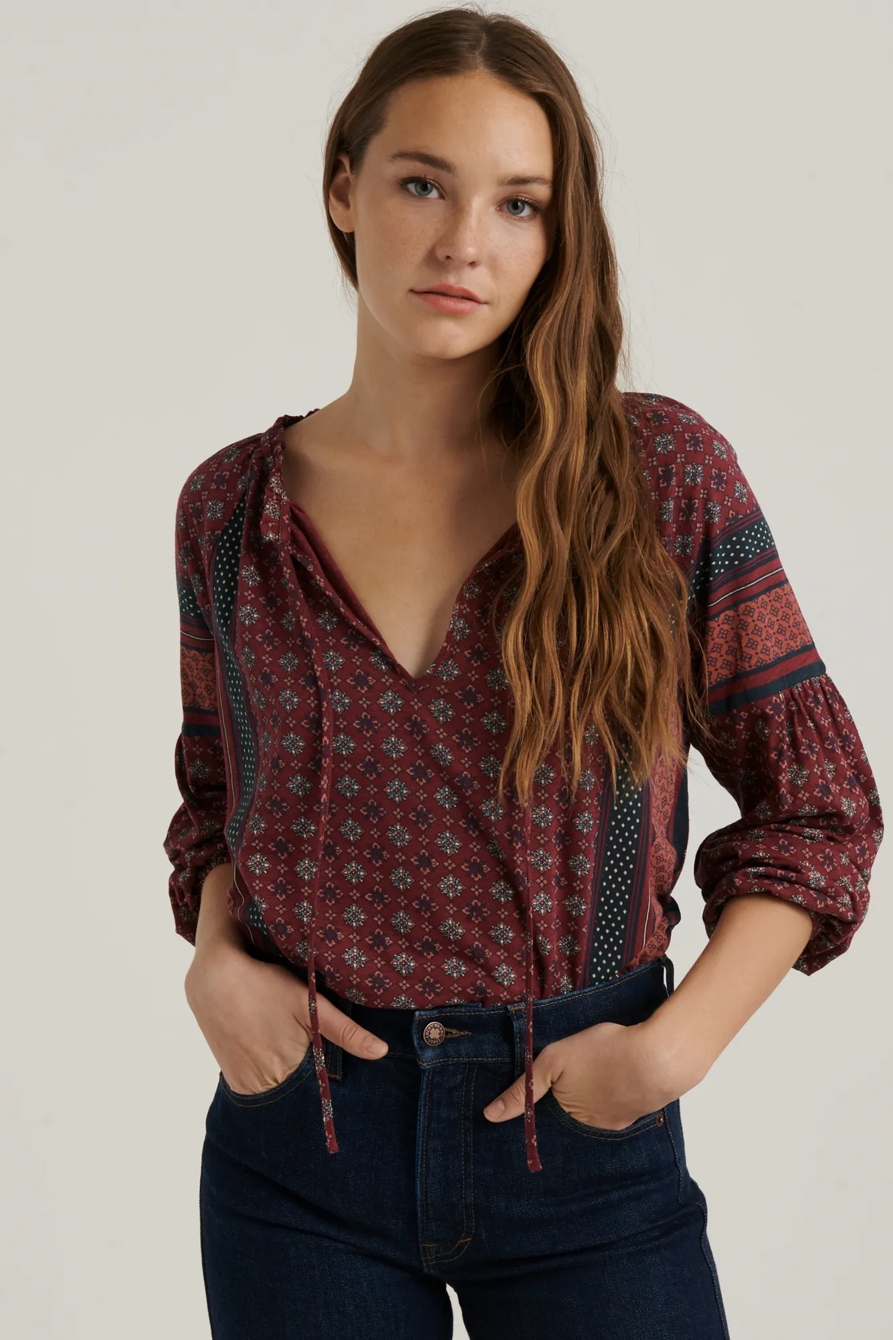 BORDER PRINTED PEASANT, image 1