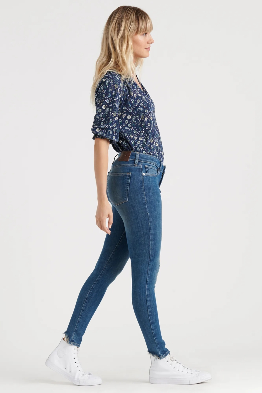 PAISLEY PRINTED HENLEY, image 3