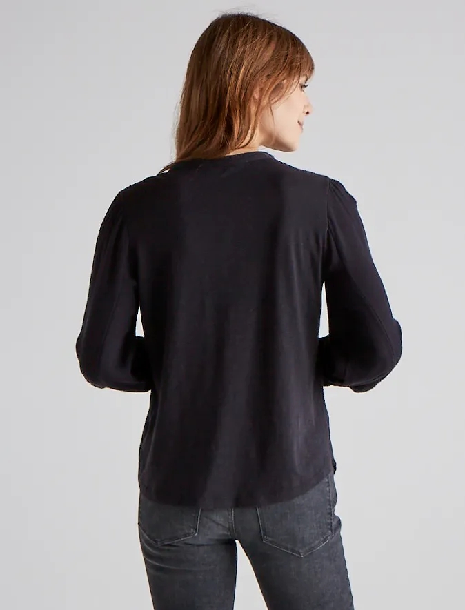 EMBROIDERED BIB HENLEY, image 3