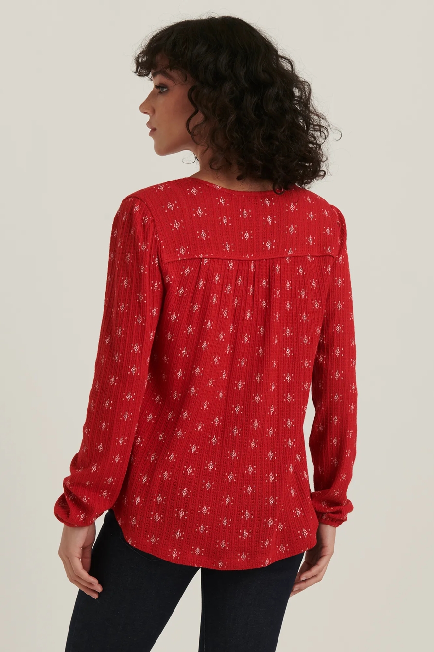 PRINTED DROP NEEDLE TOP, image 4