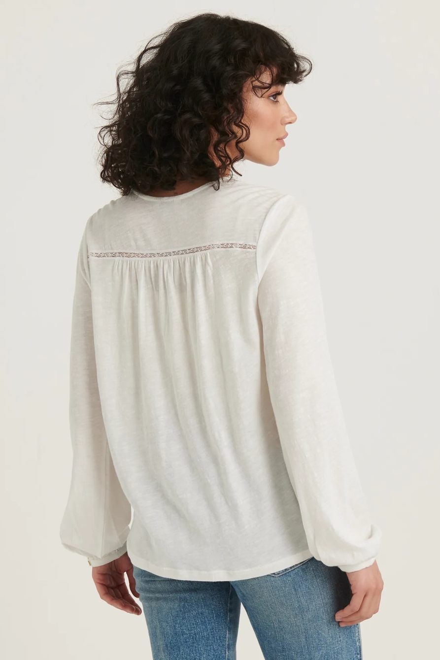 EMBROIDERED WESTERN YOKE TOP, image 4