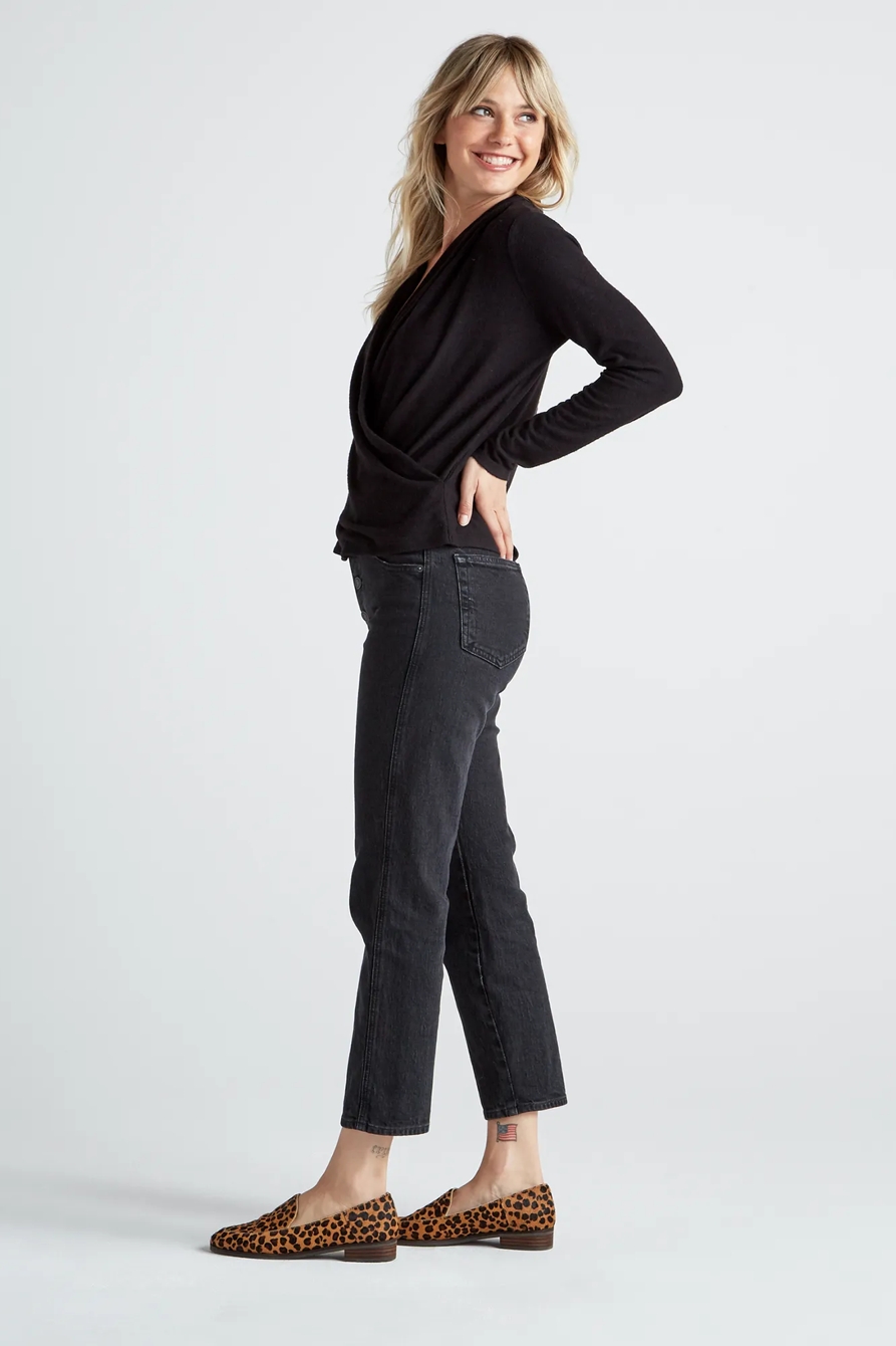CLOUD JERSEY WRAP TOP, image 2