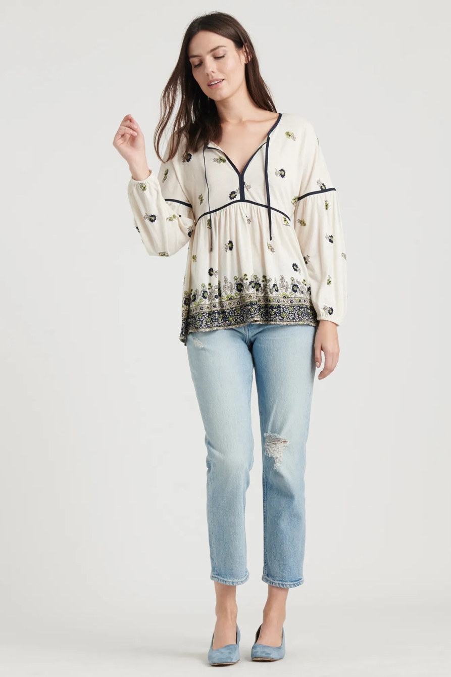 BORDER PRINT PEASANT, image 2