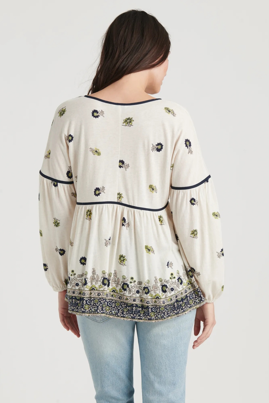 BORDER PRINT PEASANT, image 4