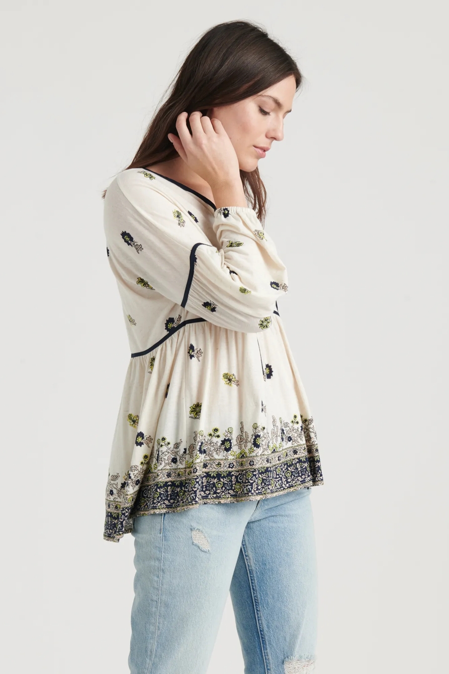 BORDER PRINT PEASANT, image 6