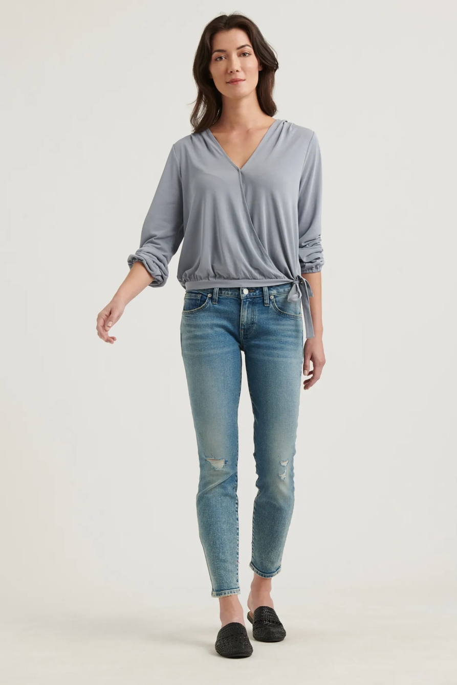 SAND WASH WRAP TOP, image 2
