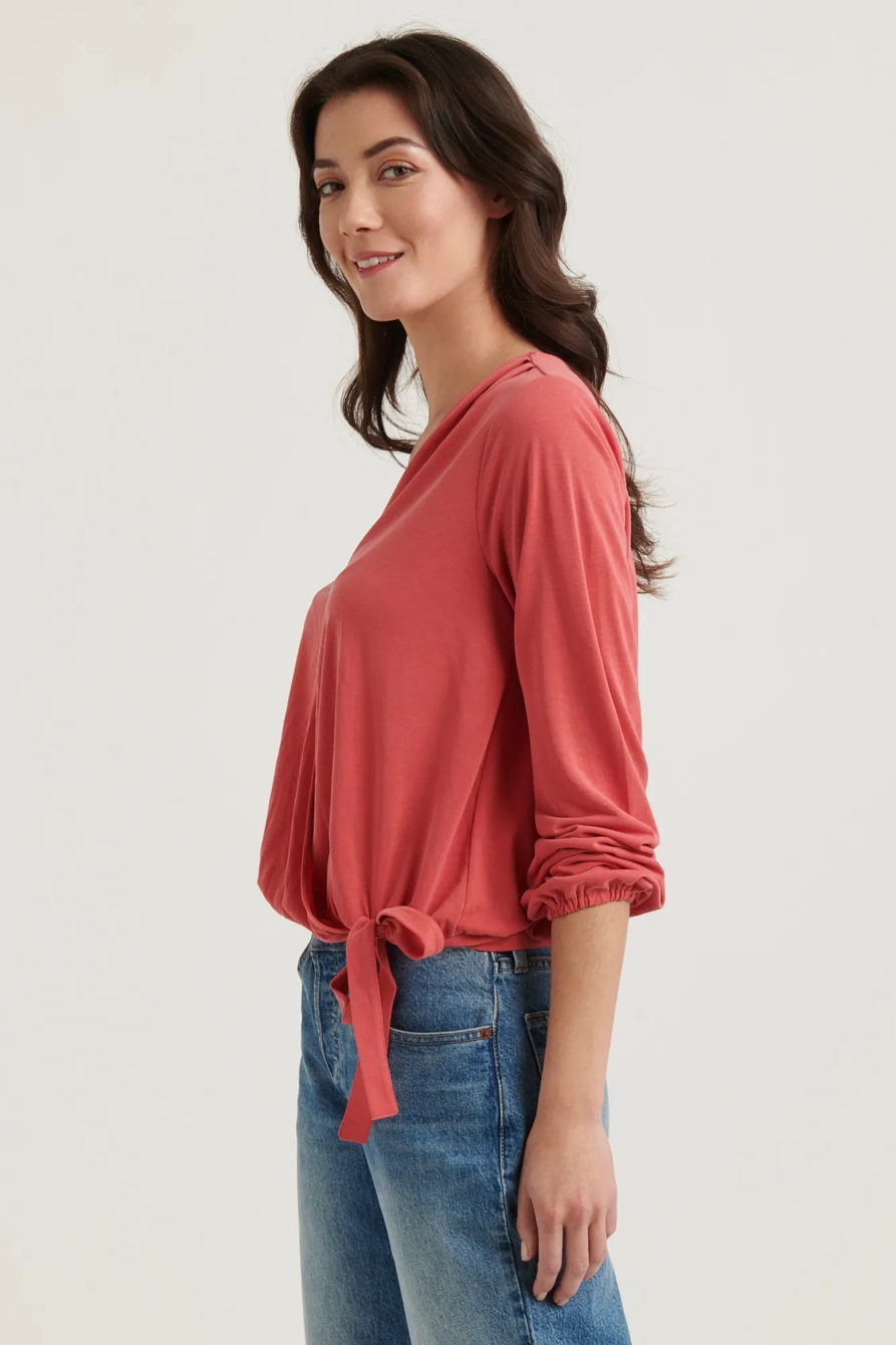 SAND WASH WRAP TOP, image 3