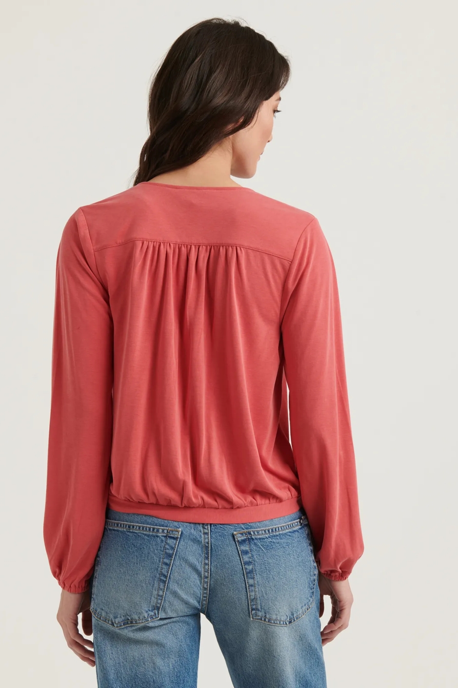 SAND WASH WRAP TOP, image 4