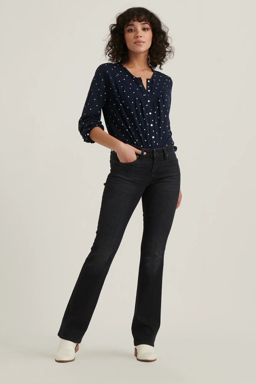 POLKA DOT WESTERN YOKE TOP, image 2