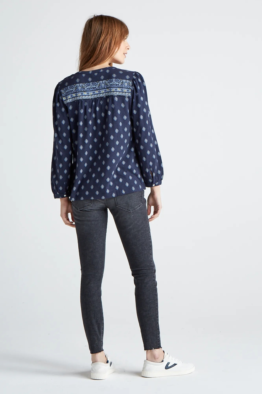 BORDER PRINT PEASANT, image 3