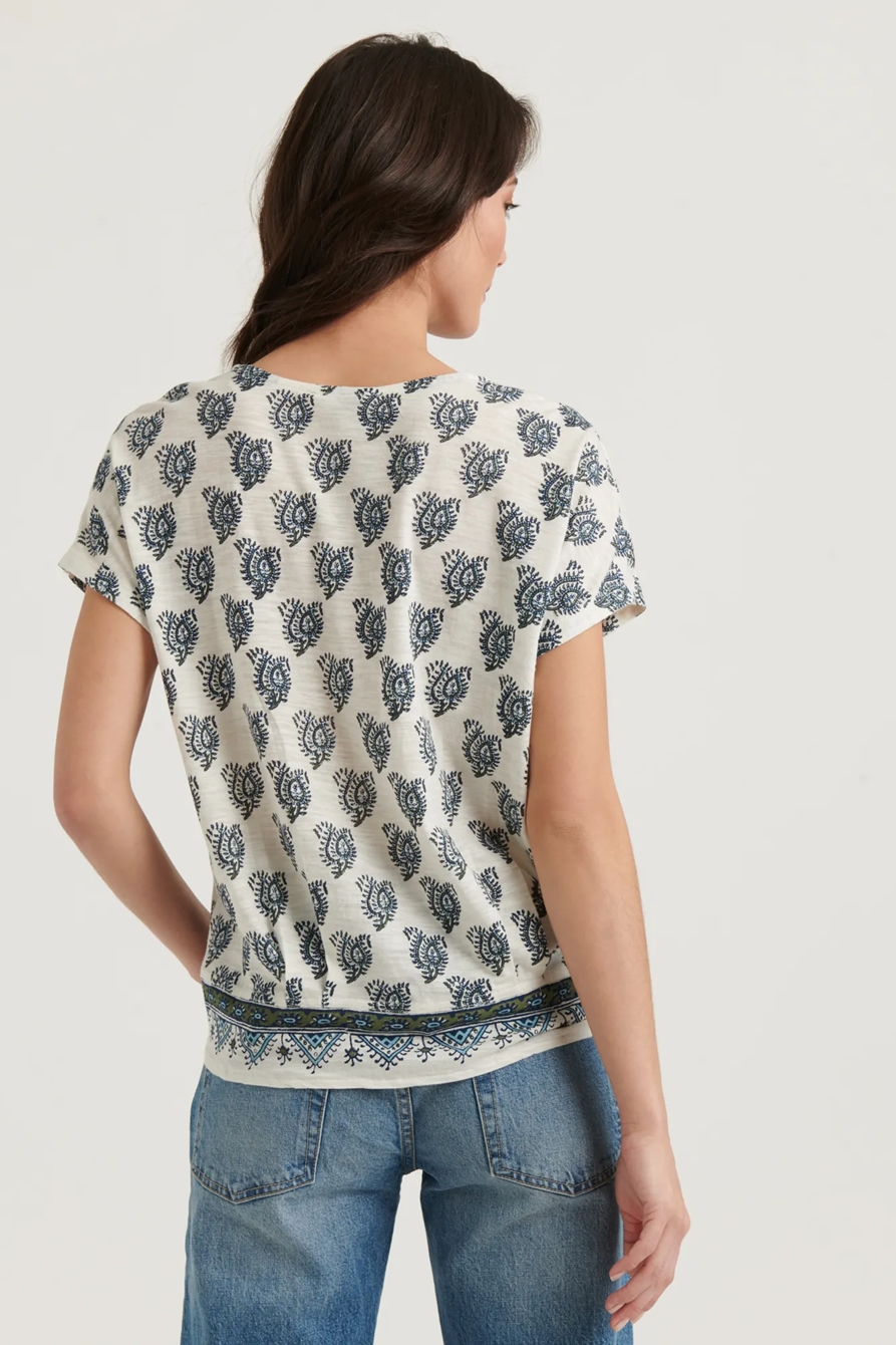 V- NECK TIE FRONT TOP, image 4