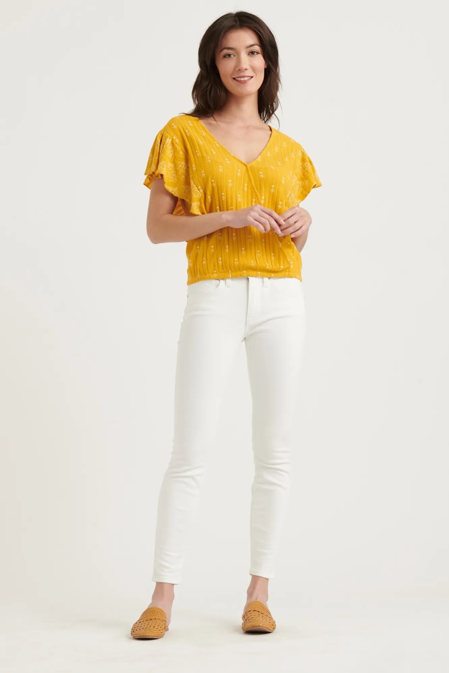 DROP NEEDLE RUFFLE TOP, image 2