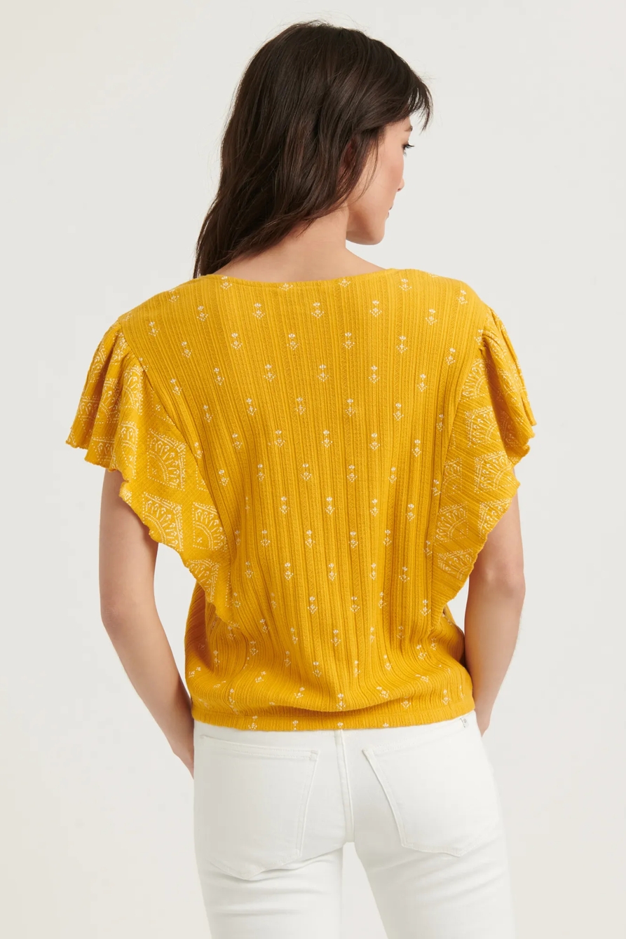 DROP NEEDLE RUFFLE TOP, image 4