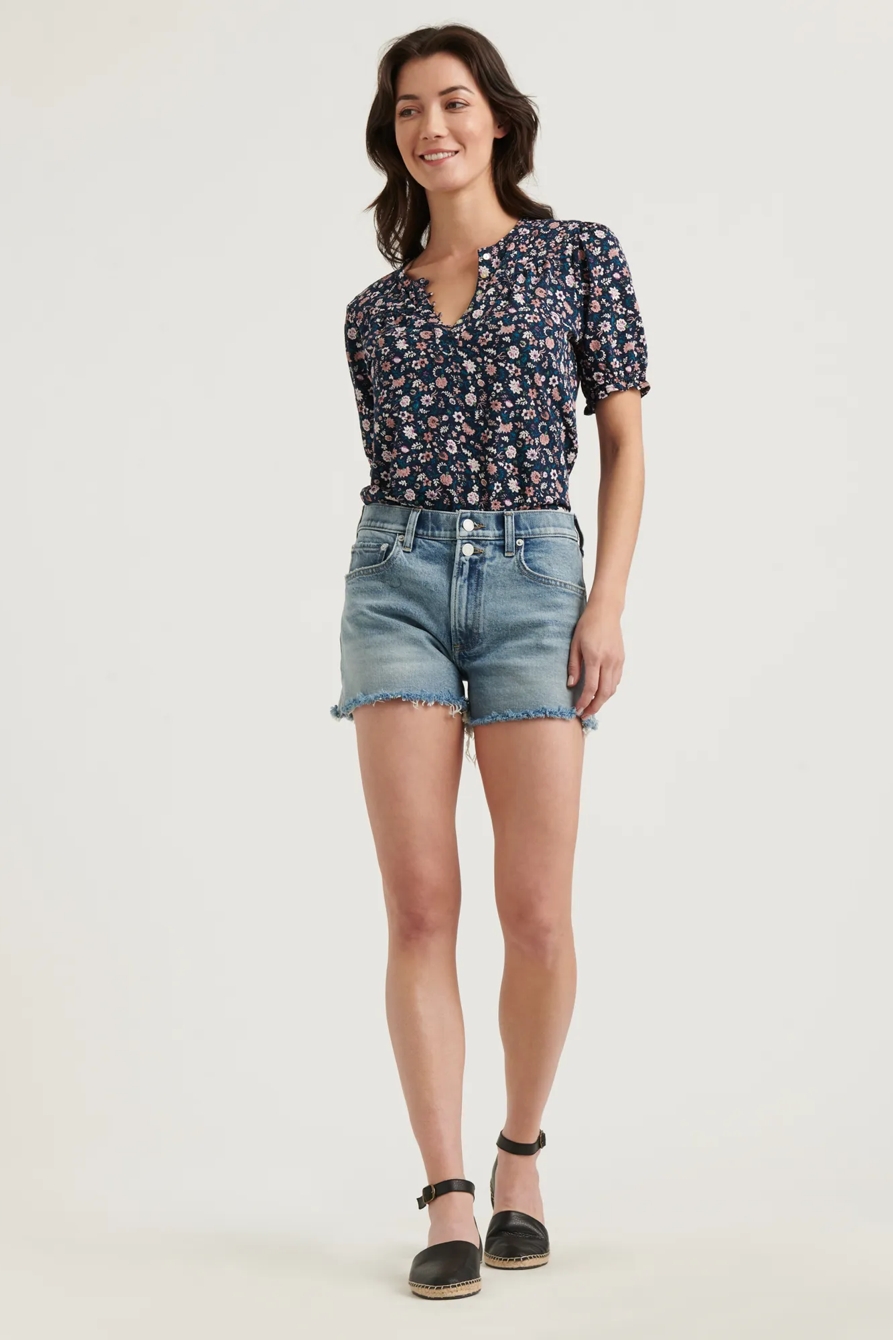 PRINTED HENLEY TOP, image 2