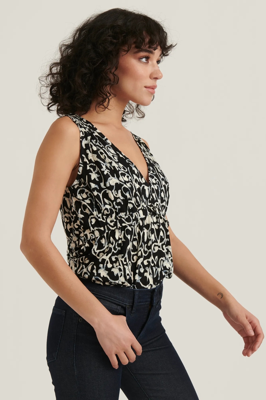 SLEEVELESS PEPLUM TOP, image 4