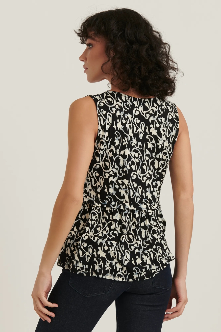 SLEEVELESS PEPLUM TOP, image 5