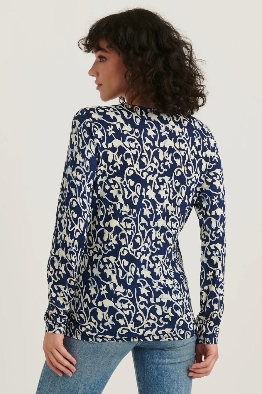 LONG SLEEVE WRAP TOP, image 4