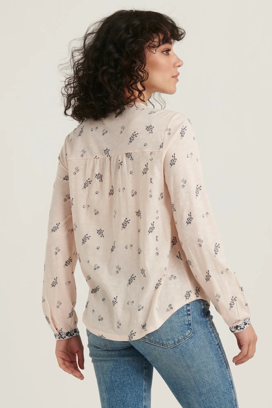 BORDER PRINT KNIT SHIRT, image 4