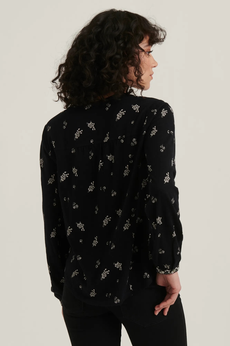 BORDER PRINT KNIT SHIRT, image 4