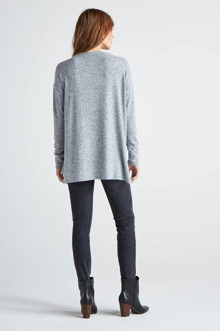 CLOUD JERSEY PULLOVER TUNIC SWEATSHIRT, image 3