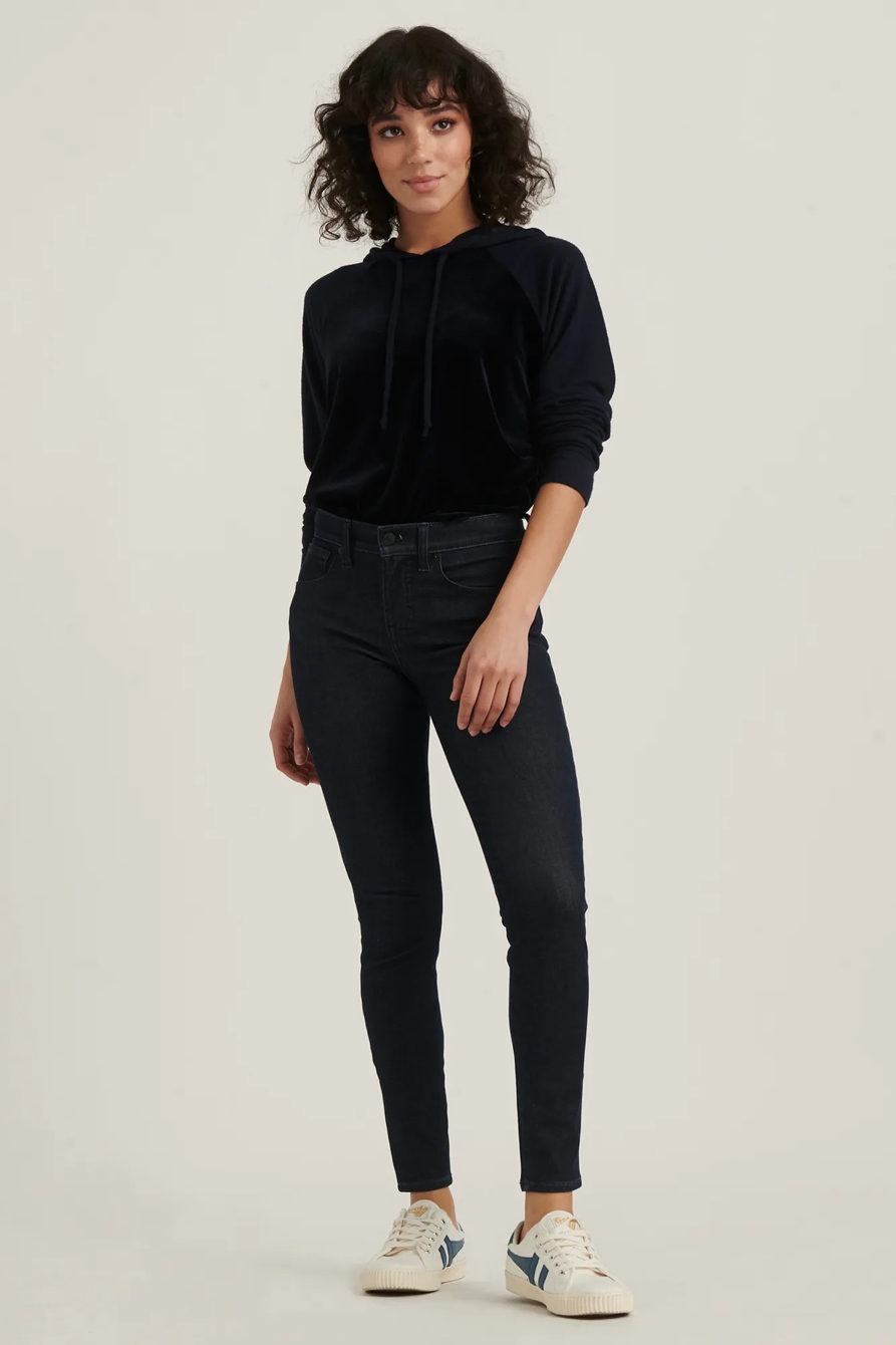 CLOUD JERSEY VELVET HOODIE, image 2