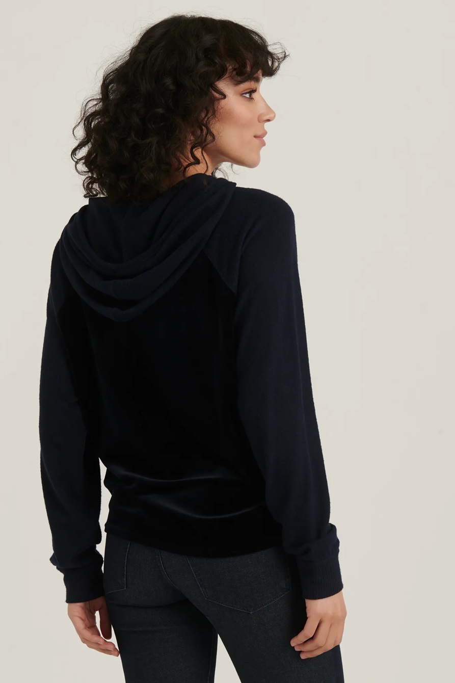 CLOUD JERSEY VELVET HOODIE, image 4