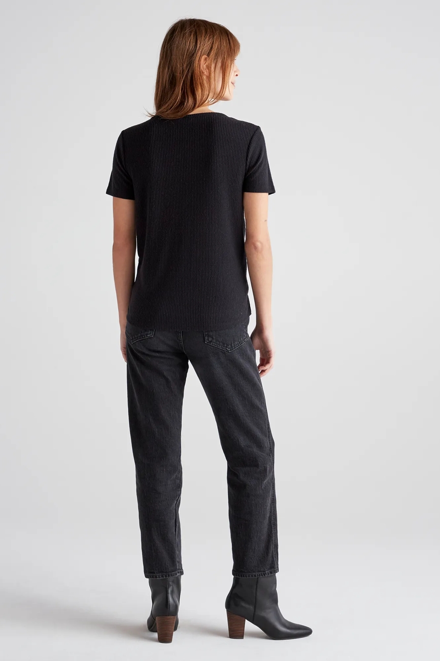 CLOUD JERSEY SCOOP NECK POCKET TEE, image 3