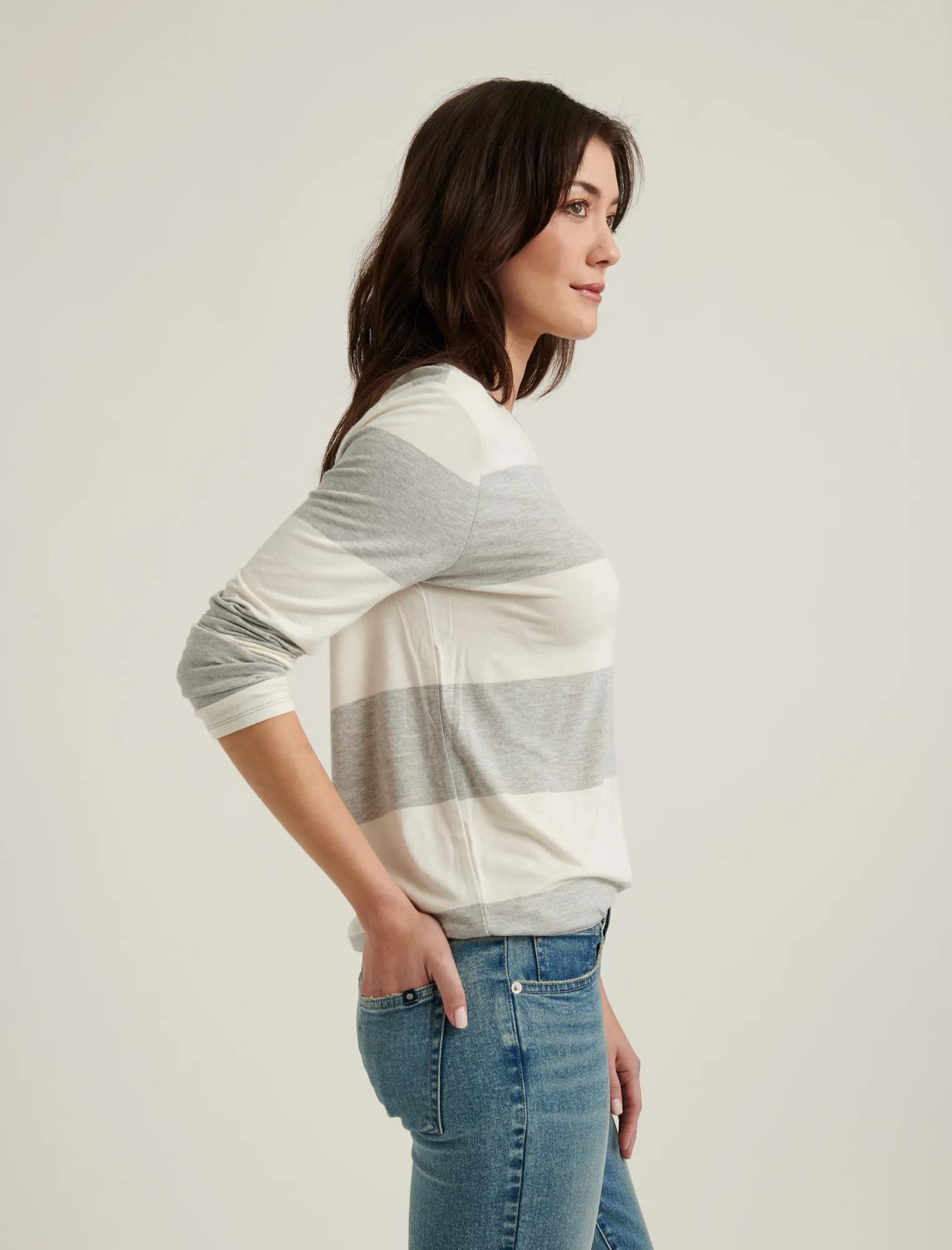 RUGBY STRIPED CLOUD JERSEY TEE, image 3