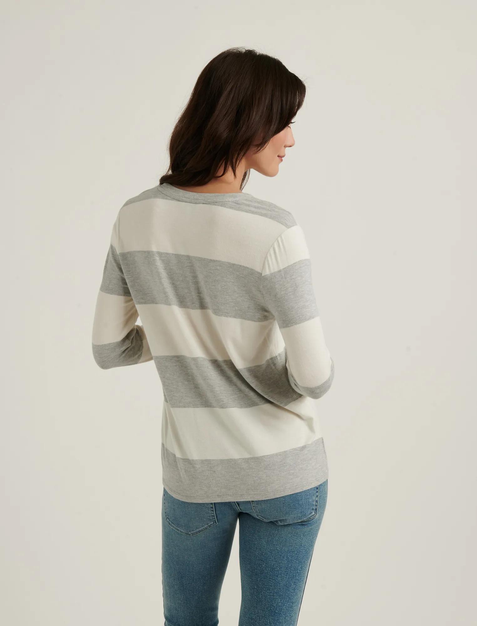 RUGBY STRIPED CLOUD JERSEY TEE, image 4