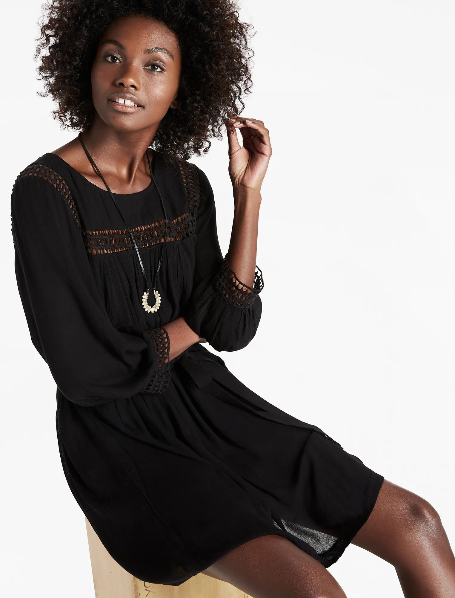 geo lace dress Buy Roman Blue Geo Lace Detail Smock Dress from Next USA