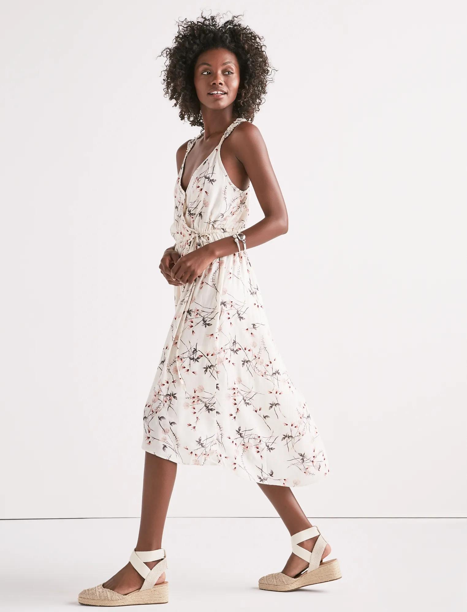 FLORAL WRAP DRESS, image 2