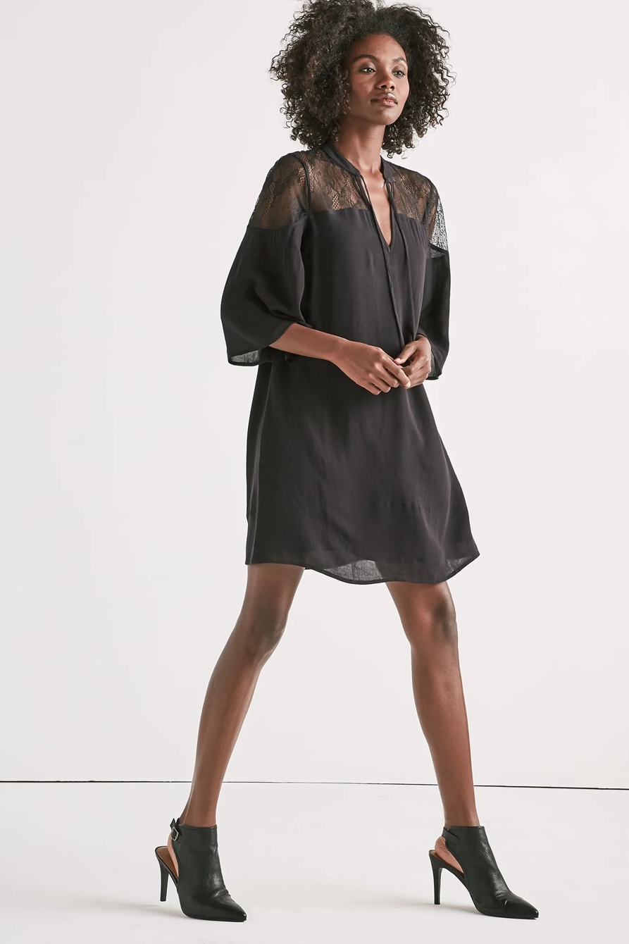 LACE SHIFT DRESS, image 1