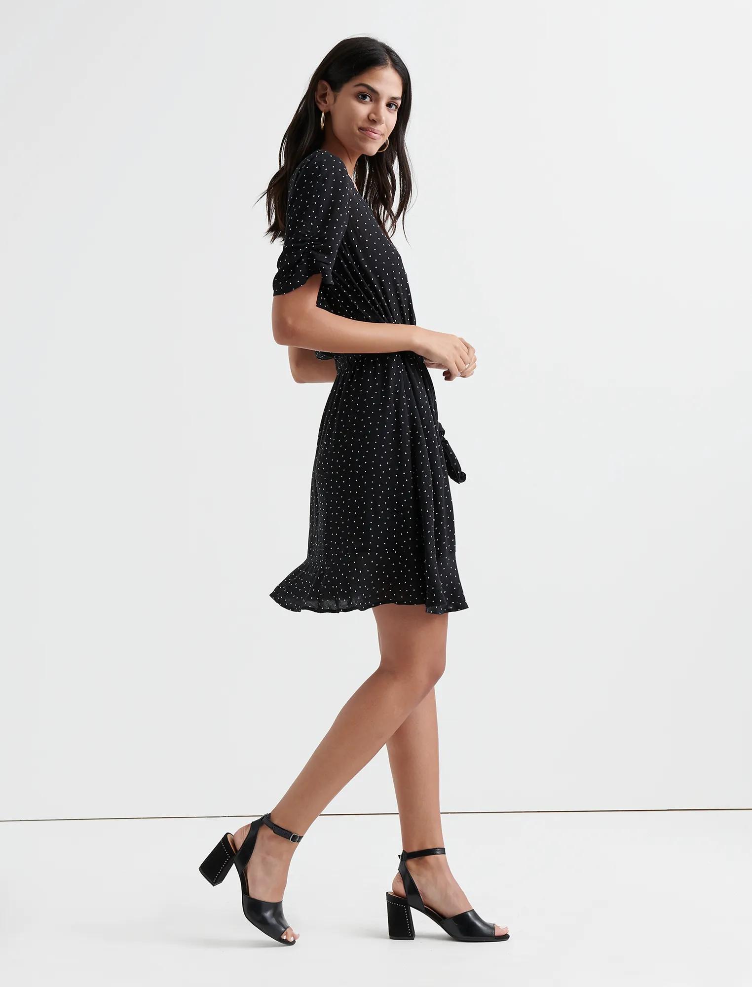 POLKA DOT WRAP DRESS, image 2