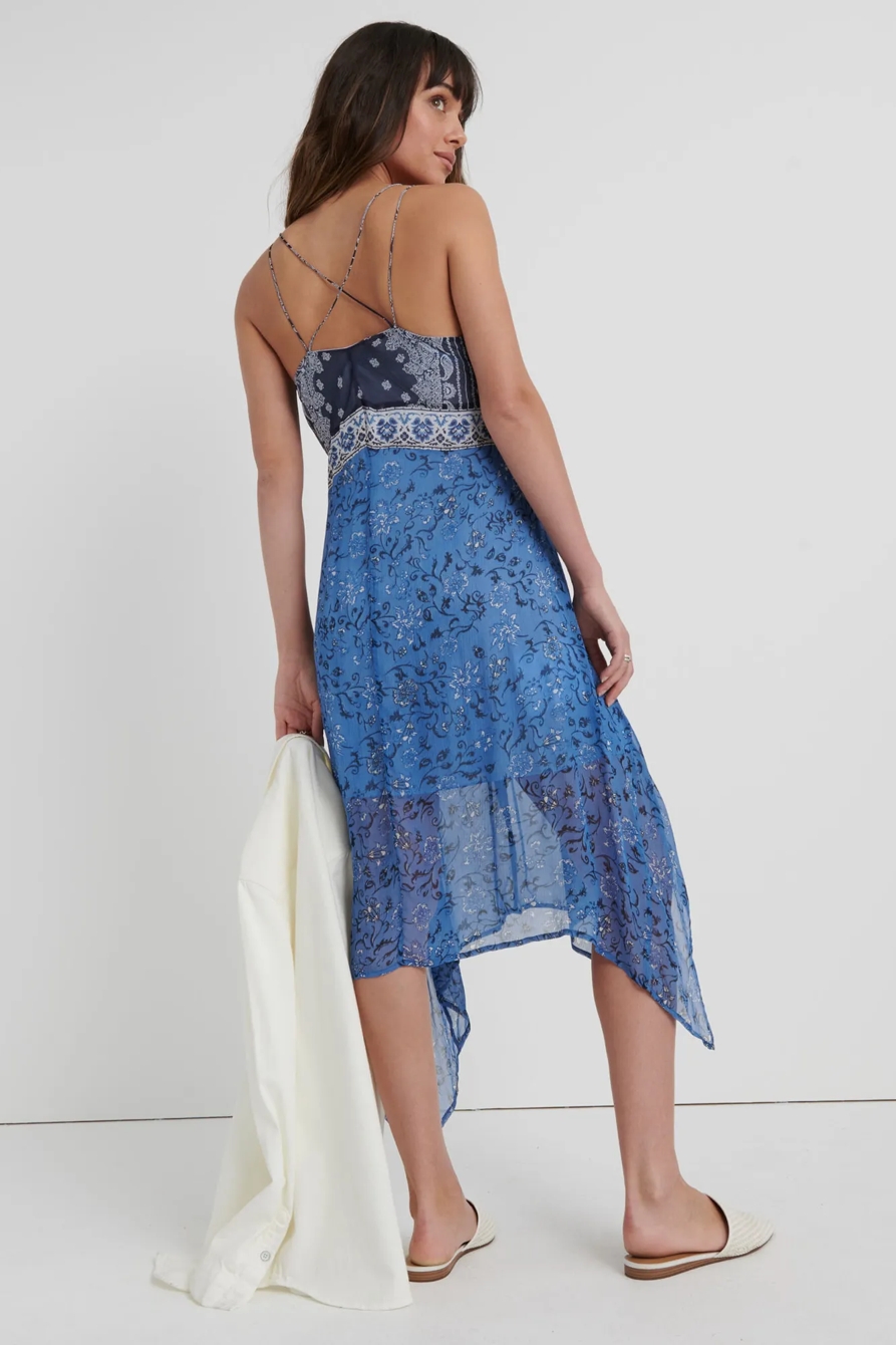 LAYLA SCARF PRINT DRESS, image 3
