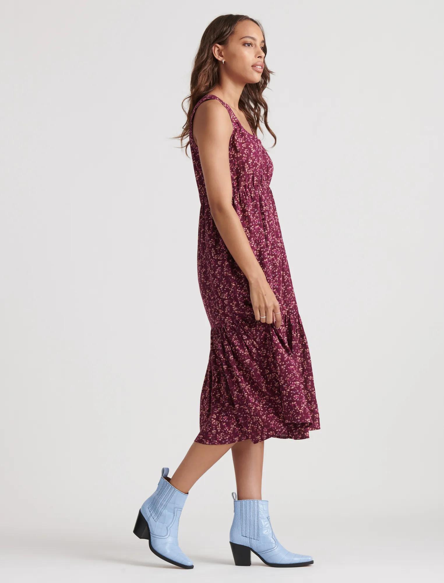 LUNA TIERED DRESS, image 2