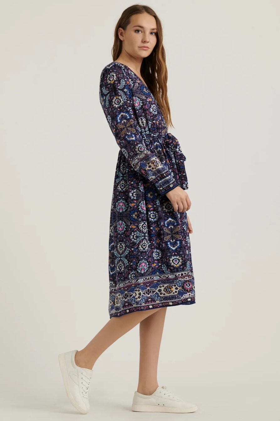 FLORENCE BORDER PRINT DRESS, image 2