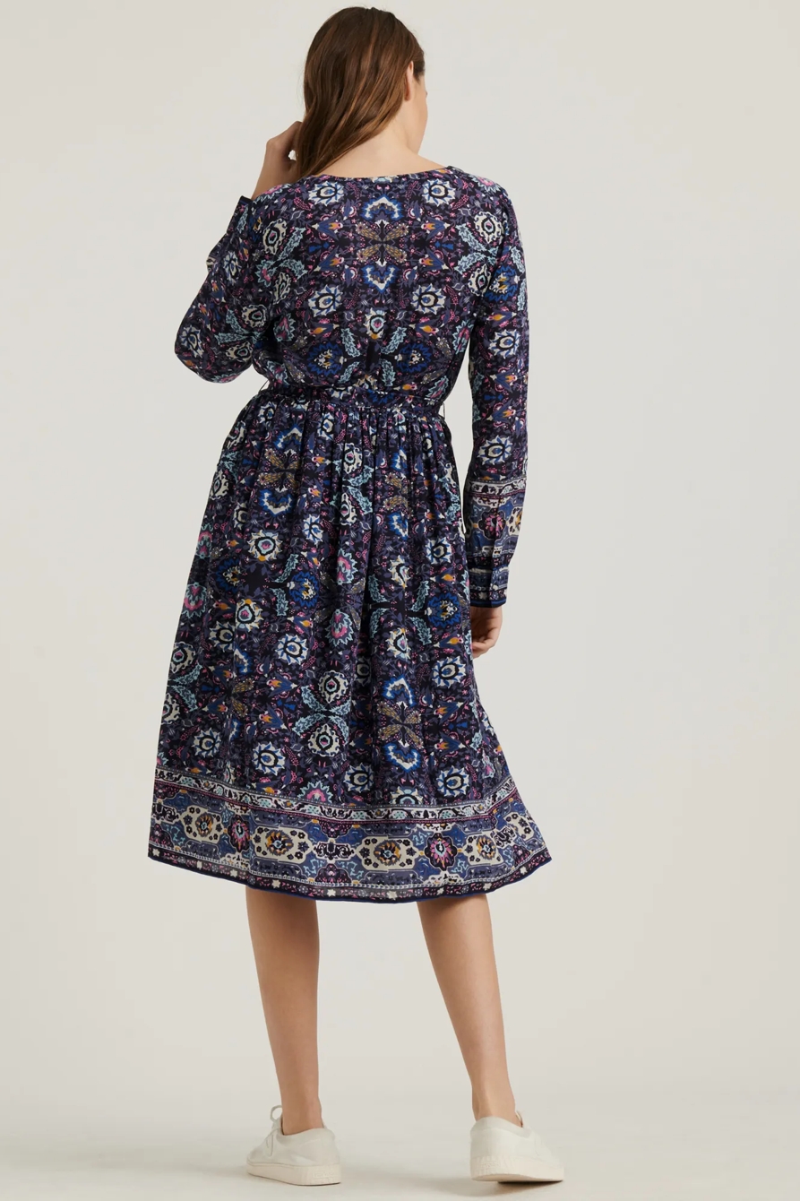 FLORENCE BORDER PRINT DRESS, image 3