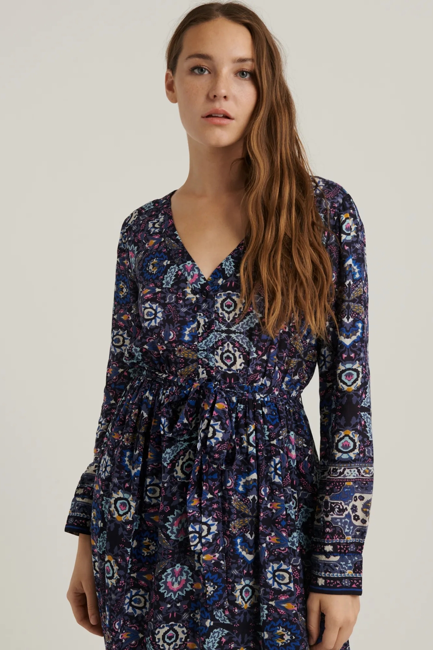 FLORENCE BORDER PRINT DRESS, image 4