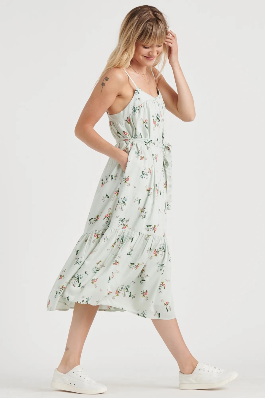 NIKKI MINT PRINT DRESS, image 3