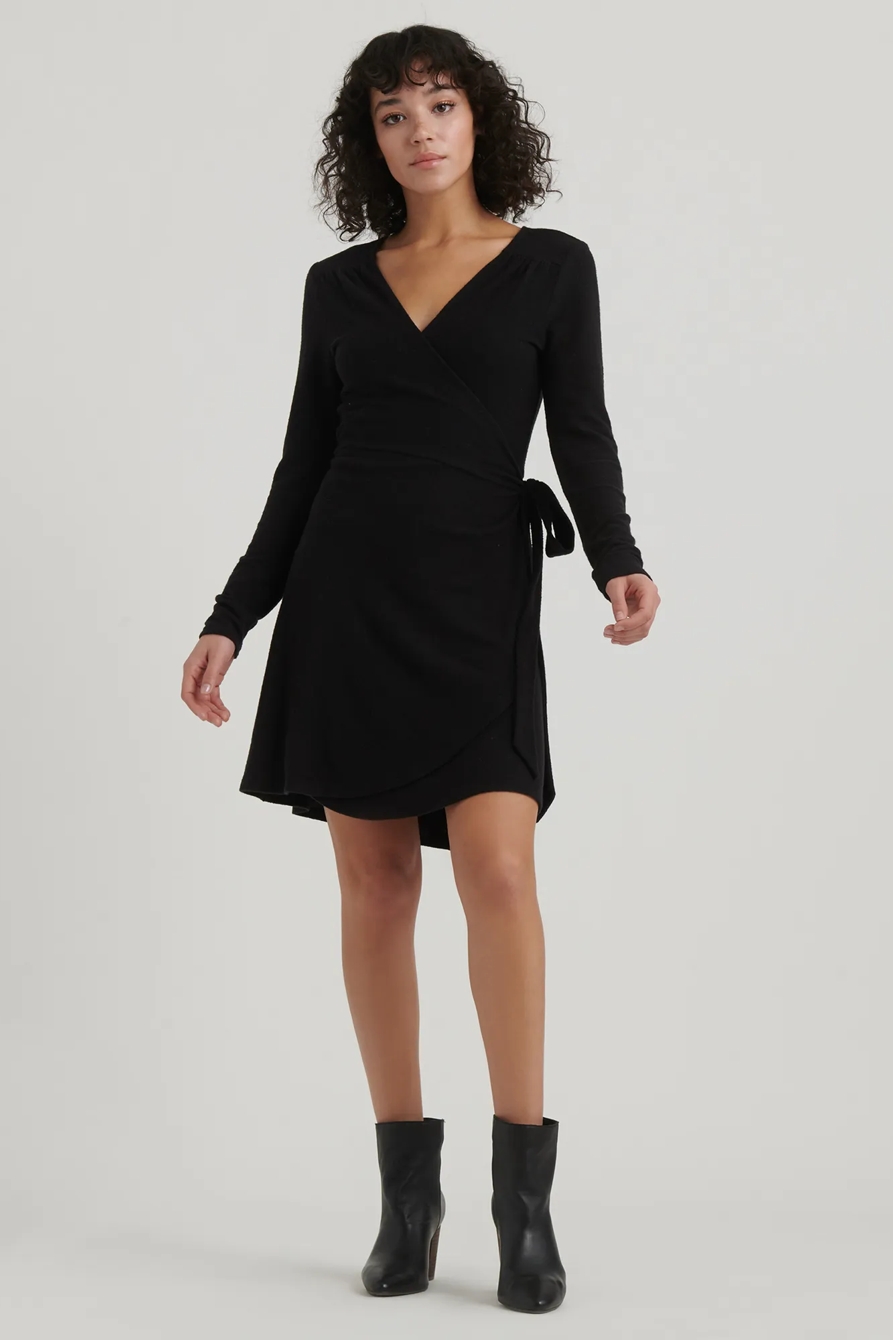 CLOUD JERSEY WRAP DRESS, image 2