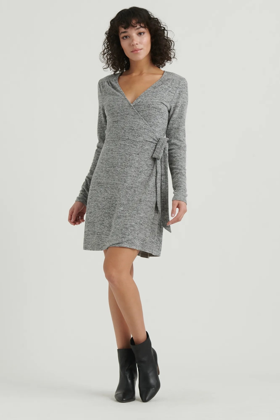 CLOUD JERSEY WRAP DRESS, image 2