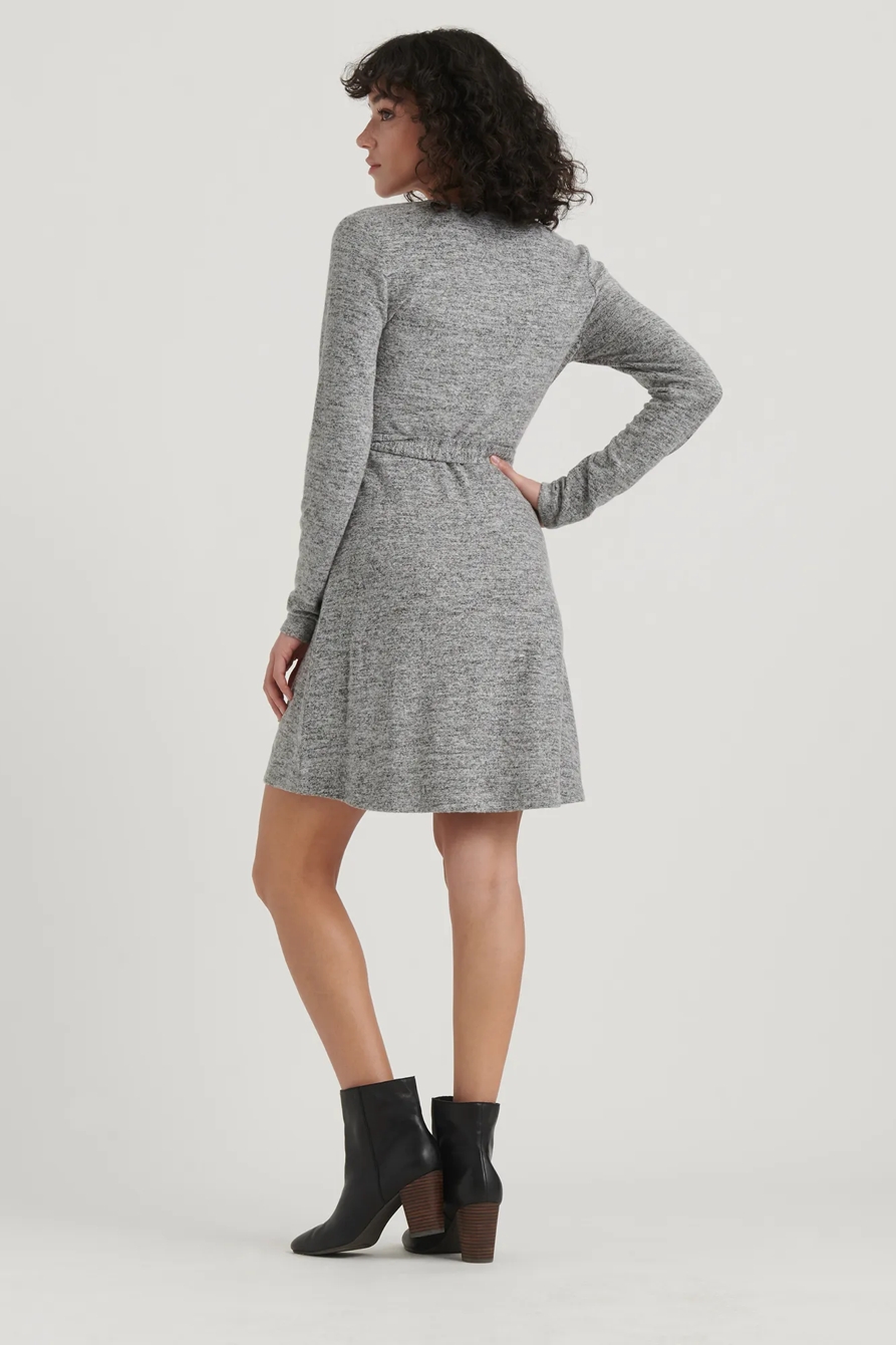 CLOUD JERSEY WRAP DRESS, image 4